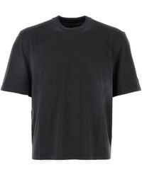 Entire studios - T-shirt in cotone antracite - Lyst