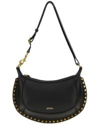 Isabel Marant - Leather Oskan Moon Crossbody Bag - Lyst