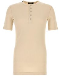 Dolce & Gabbana - Skin Pink Cotton T-shirt - Lyst