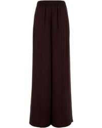 Tory Burch - Pantalone Pigiama Bordeaux - Lyst