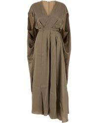 Co. - Cappuccino Silk Dress - Lyst