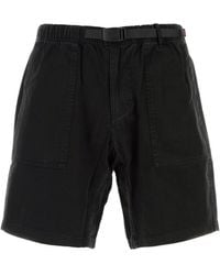 Gramicci - Bermuda Ridge in cotone nero - Lyst