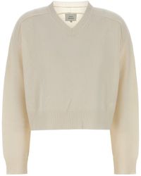 Loulou de Saison - Maglione oversize Anzor in cashmere avorio - Lyst