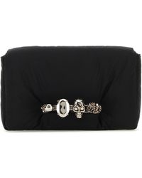 McQueen - Marsupio The Puffy Knuckle in nylon nero - Lyst