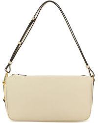 Gucci - Borsa a spalla Half Horsebit media in pelle avorio - Lyst