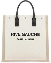 Saint Laurent - Borsa Tote Rive Gauche North/South - Lyst