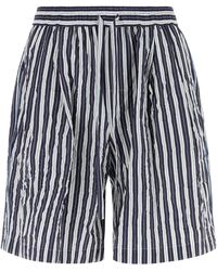 Dolce & Gabbana - Dolce & Gabbana Embroidered Viscose Blend Bermuda Shorts - Lyst