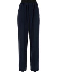 Balenciaga - Embroidered Wool Pant - Lyst