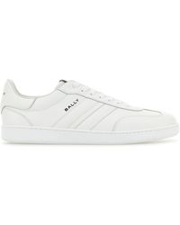 Bally - Sneakers Rivy in pelle bianca - Lyst