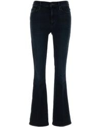 Mother - Jeans The Weekender in denim stretch blu notte - Lyst