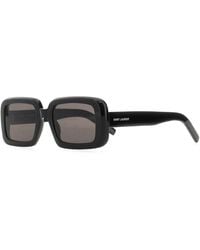 Saint Laurent - Occhiali da sole SL 534 in acetato nero - Lyst