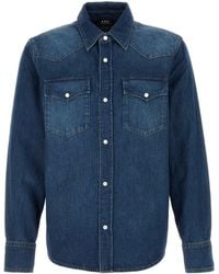 A.P.C. - Shirts - Lyst