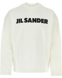 Jil Sander - T-Shirt Con Stampa - Lyst