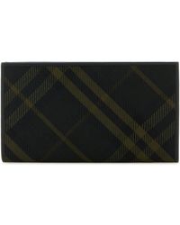 Burberry - Printed E-Canvas Wallet - Lyst
