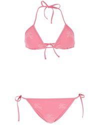 Burberry - Pink Stretch Nylon Bikini - Lyst
