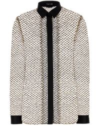 Tom Ford - Printed Lace Shirt - Lyst