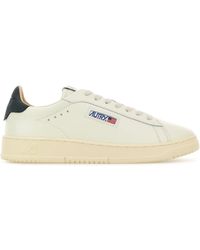Autry - Ivory Leather Dallas Sneakers - Lyst