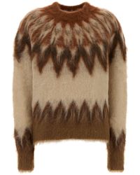Isabel Marant - Maglione Natania in misto lana ricamata - Lyst
