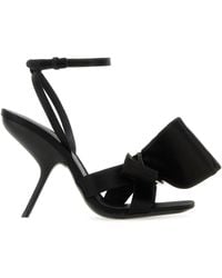 Ferragamo - Salvatore Satin Sandals - Lyst