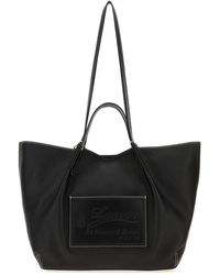 Lanvin - Black Leather Shopping Bag - Lyst
