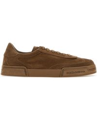 Dolce & Gabbana - Suede Sneakers - Lyst