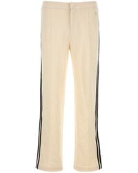adidas - Cream Cotton Blend X Wales Bonner joggers - Lyst