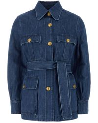 Valentino Garavani - Denim Blazer - Lyst