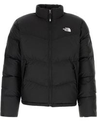 The North Face - Black Polyester Saikuru Padded Jacket - Lyst
