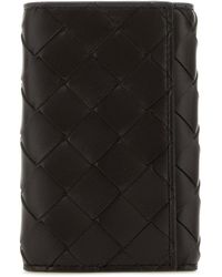 Bottega Veneta - Astuccio portachiavi in nappa testa di moro - Lyst