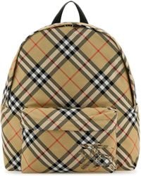Burberry - Nova Check Backpack - Lyst