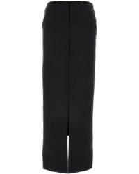 Givenchy - Wool Blend Skirt - Lyst