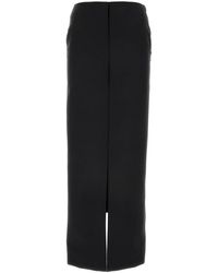 Givenchy - Wool Blend Skirt - Lyst