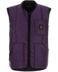 Refrigiwear - Purple Nylon Twingo Sleeveless Jacket - Lyst