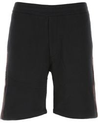McQueen - Cotton Bermuda Shorts - Lyst