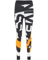 Burberry High-waisted Logo Band Leggings - Multicolor