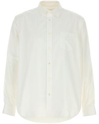 Sacai - White Poplin And Oxford Shirt - Lyst