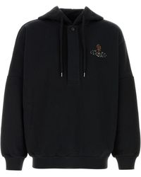Vivienne Westwood - Black Cotton Sweatshirt - Lyst