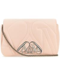 McQueen - Pastel Leather Mini Seal Clutch - Lyst