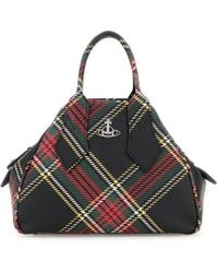 Vivienne Westwood - Printed Synthetic Leather Small Yasmine Handbag - Lyst
