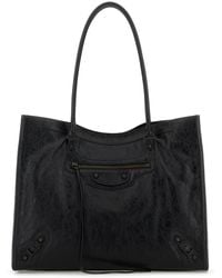 Balenciaga - Leather Medium Le City Shopping Bag - Lyst