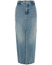 ARMARIUM - Denim Lula Skirt - Lyst