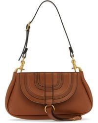Chloé - Marcie Leather Shoulder Bag - Lyst