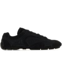 Prada - Sneakers Montecarlo Re-Edition 2005 nere in pelle scamosciata e rete - Lyst
