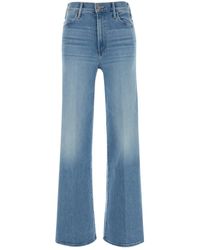 Mother - Stretch Denim The Hustler Roller Sneak Jeans - Lyst