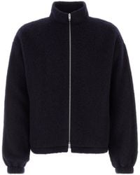 Jil Sander - Midnight Blue Wool Blend Sweatshirt - Lyst