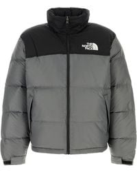 The North Face - Two-tone Nylon Down Jacket - Lyst
