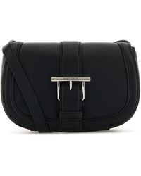 McQueen - Leather Mini Satchel Crossbody Bag - Lyst