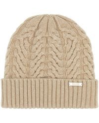 Moorer - Beige Cashmere Maria Beanie Hat - Lyst