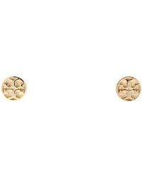 Tory Burch - Orecchini Icon in metallo oro - Lyst