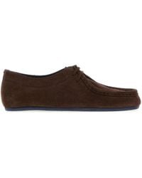 Jil Sander - Suede Hood Lace-Up Shoes - Lyst
